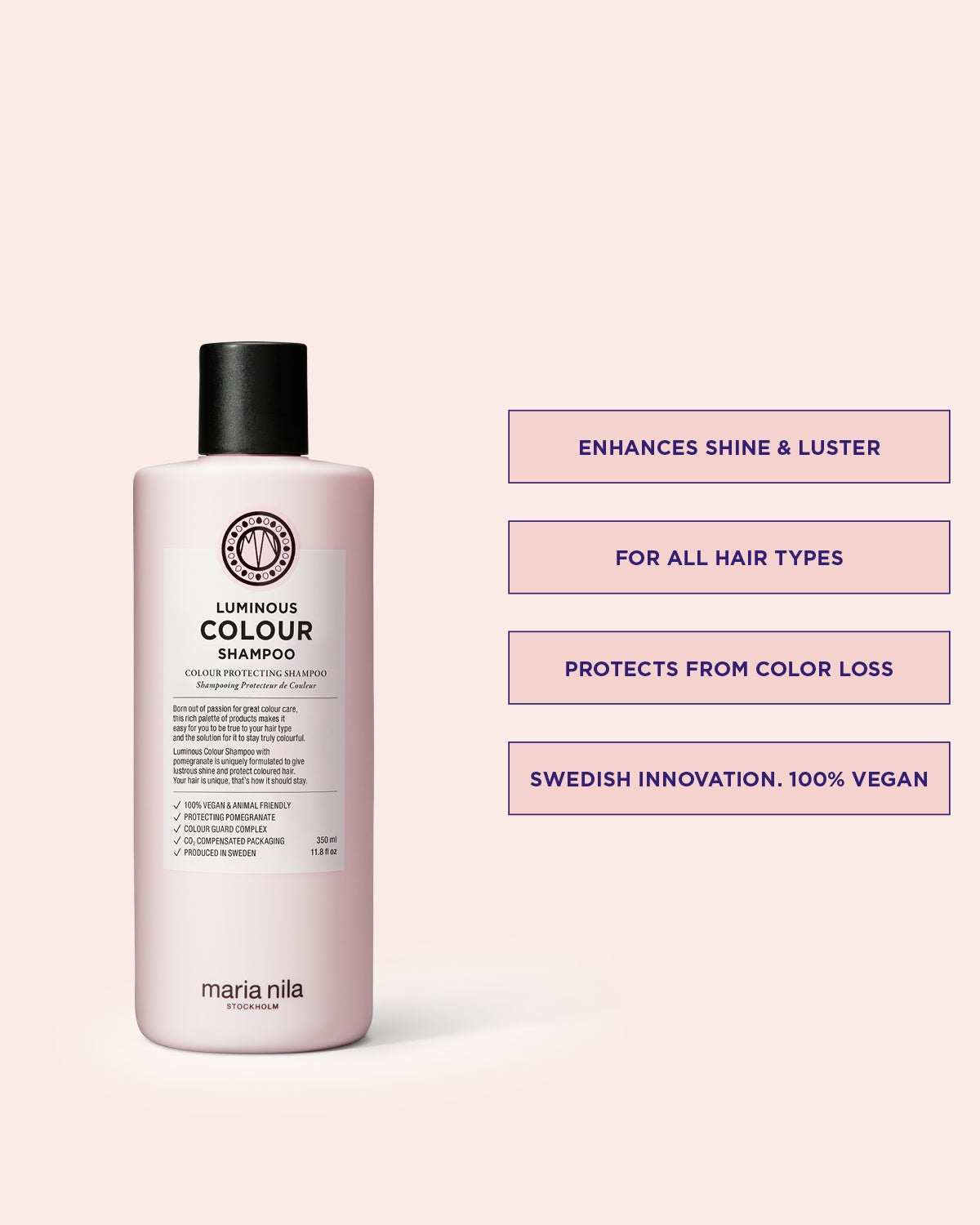 Luminous colour shampoo for colored hair