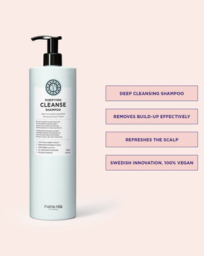  Purifying Cleanse shampoo that deep cleanses the hair from build up, dirt and oils