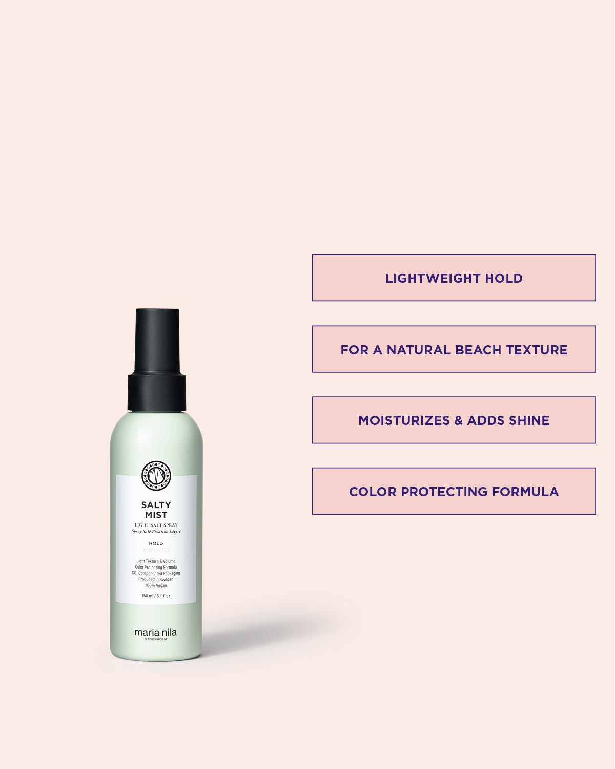 Salty Mist for light and natural texture